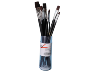 VAN BEEK PINSELSET SYNTHETIK 12X  FLACH