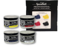 SPEEDBALL PROFESSIONAL RELIEF INK SET 236ML 4X