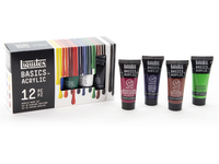 LIQUITEX BASICS ACRYLIC COLOUR SET 12X22ML