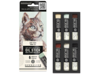 SENNELIER OIL STICK 12ML SET TABBY CAT 6X