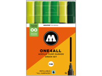 MOLOTOW ONE4ALL MARKERSET 227HS 4MM GREEN 6X
