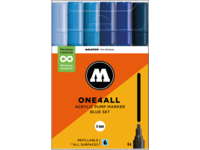 MOLOTOW ONE4ALL MARKERSET 227HS 4MM BLUE 6X