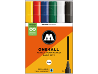 MOLOTOW ONE4ALL MARKERSET 227HS 4MM BASIC 1 6X