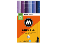 MOLOTOW ONE4ALL MARKERSET 127HS 2MM VIOLET 6X