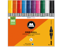 MOLOTOW ONE4ALL MARKERSET TWIN 1,5+4MM BASIC 1 10X