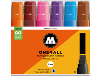 MOLOTOW ONE4ALL MARKERSET 627HS 15MM BASIC 2 6STUKS
