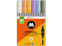MOLOTOW ONE4ALL MARKERSET TWIN 1,5+4MM PASTEL MODERN 6X