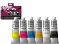 WINSOR & NEWTON GRIFFIN ALKYDÖLFARBEN SET 6 X 37ML