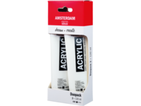 TALENS AMSTERDAM ACRYLFARBE DUOPACK TITANWEISS 120 ML