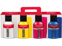 TALENS AMSTERDAM ACRYLFARBE SET PRIMÄRFARBEN  4 × 500 ML