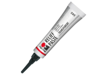 MARABU RELIEF PASTE GLITTER ZILVER 582 OP=OP
