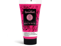 SPEEDBALL WATER-SOLUBLE BLOCKPRINTING INK 75ML LEUCHTPINK
