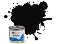 HUMBROL EMAILLE 14ML 201 SCHWARZ METALLIC
