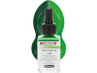 SCHMINCKE AERO COLOR ACRYLIC INK 28ML 502 PERMANENTGRUN