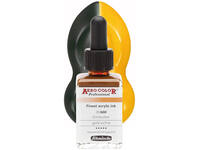 SCHMINCKE AERO COLOR ACRYLIC INK 28ML 600 GOLDOCKER