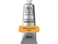 WINSOR & NEWTON PROFESSIONAL ACRYLIC 60ML 425 NAPELS YELLOW DEEP