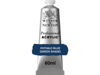 WINSOR & NEWTON PROFESSIONAL ACRYLIC 60ML 515 PHTHALO BLUE (GREEN SHADE)