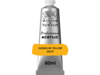 WINSOR & NEWTON PROFESSIONAL ACRYLIC 60ML 111 CADMIUM YELLOW DEEP
