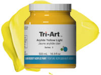 TRI-ART ACRYLFARBE 500ML S3  HANSAGELB HELL 301