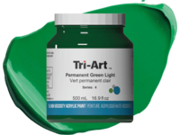 TRI-ART ACRYLFARBE 500ML S4  PERMANENTGRÜN HELL 406