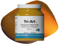 TRI-ART ACRYLFARBE 500ML S4 TRANSOXIDGELB 408