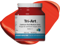 TRI-ART ACRYLFARBE 500ML S5 KADMIUMROT MITTEL FARBTON
