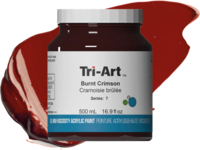 TRI-ART ACRYLFARBE 500ML S7 BURNT CRIMSON