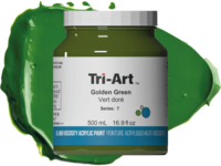 TRI-ART ACRYLFARBE 500ML S7 GOLDEN GREEN