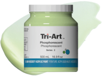 TRI-ART ACRYLFARBE 500ML S8 PHOSPHORESZIEREND