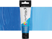 DALER ROWNEY SYSTEM 3 ACRYL 150ML 100 FLUORESCENT BLUE