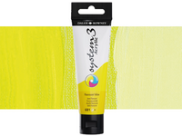 DALER ROWNEY SYSTEM 3 ACRYL 150ML 681 FLUORESCENT YELLOW