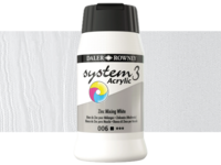 DALER ROWNEY SYSTEM 3 ACRYL 500ML 006 ZINC MIXING WHITE