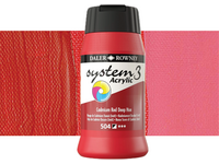 DALER ROWNEY SYSTEM 3 ACRYL 500ML 504 CADMIUM RED DEEP HUE