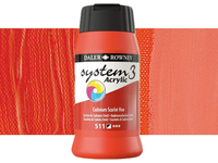 DALER ROWNEY SYSTEM 3 ACRYL 500ML 511 CADMIUM SCARLET HUE
