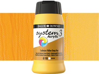 DALER ROWNEY SYSTEM 3 ACRYL 500ML 618 CADMIUM YELLOW DEEP