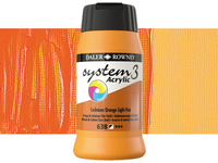 DALER ROWNEY SYSTEM 3 ACRYL 500ML 638 CADMIUM ORANGE LIGHT HUE