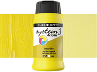 DALER ROWNEY SYSTEM 3 ACRYL 500ML 651 LEMON YELLOW