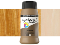 DALER ROWNEY SYSTEM 3 ACRYL 500ML 707 RICH GOLD HUE