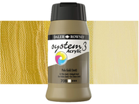 DALER ROWNEY SYSTEM 3 ACRYL 500ML 708 PALE GOLD HUE