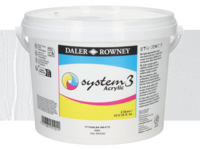 DALER ROWNEY SYSTEM 3 ACRYL 2L 009 TITANIUM WHITE