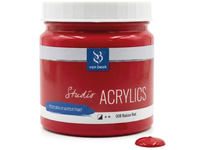 VAN BEEK ACRYL 1000ML 008 S1 RUBINROT