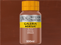 WINSOR & NEWTON GALERIA ACRYLIC 500ML 077 SIENA GEBRANNT OPAK