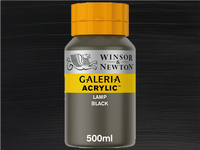 WINSOR & NEWTON GALERIA 500ML 337 LAMPENSCHWARZ