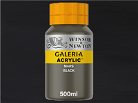 WINSOR & NEWTON GALERIA 500ML 386 MARSSCHWARZ