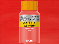 WINSOR & NEWTON GALERIA 500ML 682 ZINNOBERROT FARBTON