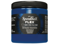 SPEEDBALL FLEX SCREEN PRINTING FABRIC INK 236ML MINERAL BLUE