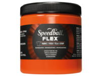 SPEEDBALL FLEX SCREEN PRINTING FABRIC INK 236ML MANDARIN