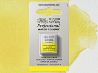 WINSOR & NEWTON AQUARELLFARBE 1/2 NÄPF 086 KADMIUMZITRON