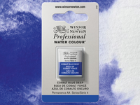 WINSOR & NEWTON AQUARELLFARBE 1/2 NÄPF 180 KOBALTBLAU DUNKEL