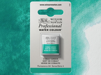 WINSOR & NEWTON AQUARELLFARBE 1/2 NÄPF 184 KOBALTGRÜN